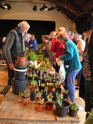 The well attended plant sale made about £280.