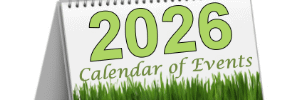 2026 Calendar of events